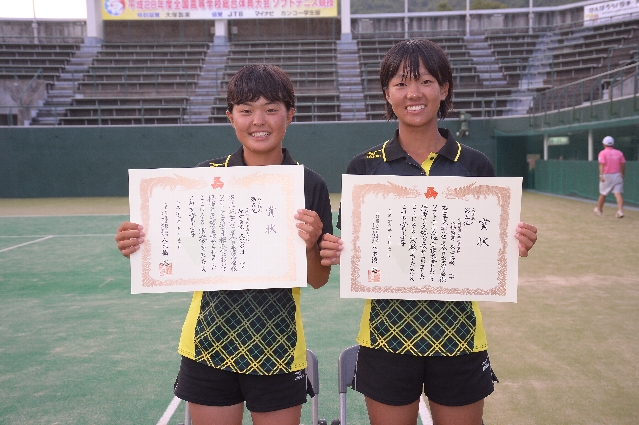 ５位・原口美咲／久保菜月（中村学園女子）