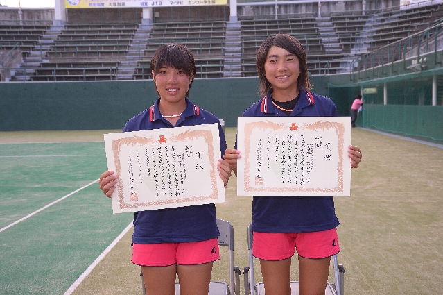 5位・館桃香／宮本菜月（植草学園大附）