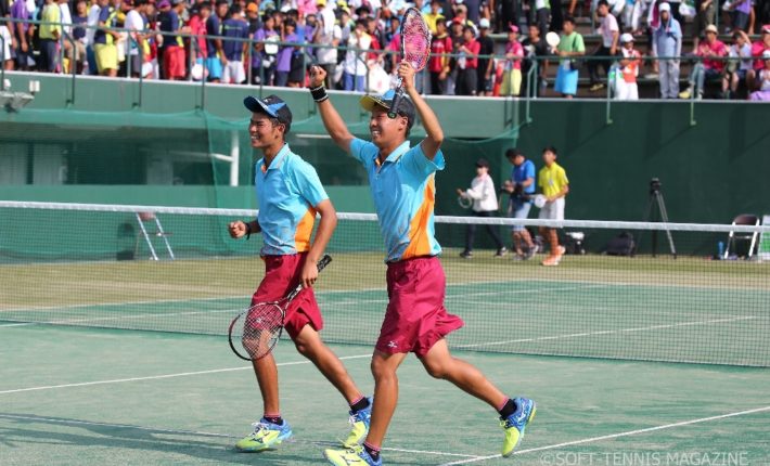 岡山インターハイ 地元で優勝 本倉 上松 岡山理大附 が個人制覇 ソフトテニスマガジン ポータル