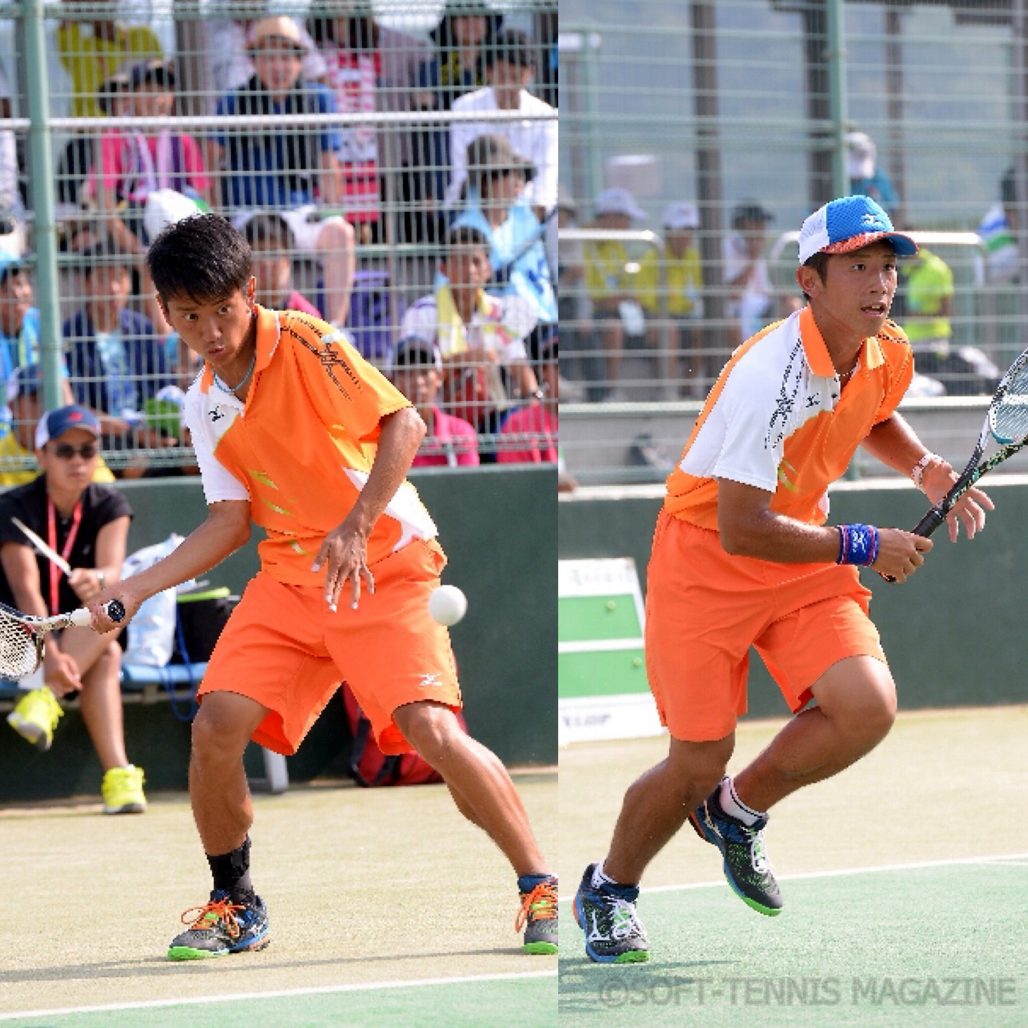 ハイジャパダブルス準優勝の羽黒・宮崎（左）／若月（右）も2日目へ。2日目初戦は上宮・上岡／広岡