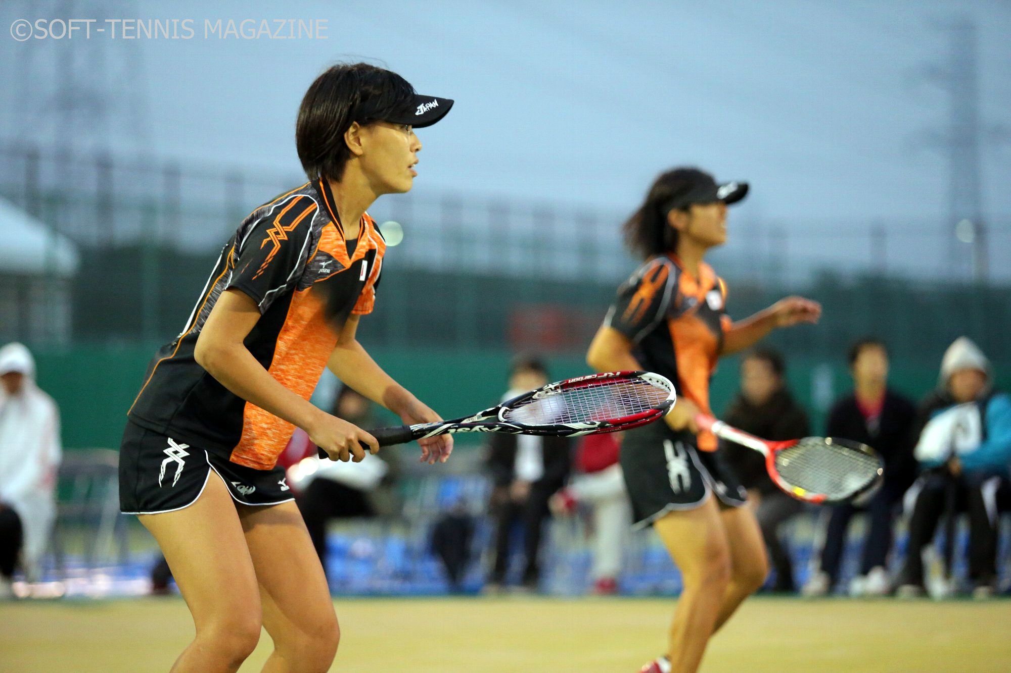 女子チームいちの経験豊富な森原（左）は中川とのペアで個人戦悲願のV。国別対抗でも期待！