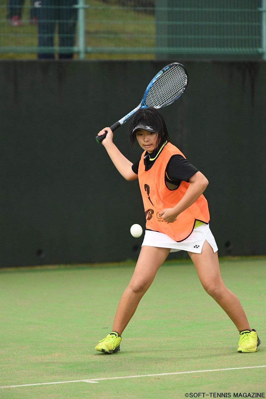 U-14女子ダブルス優勝：庄司琴里