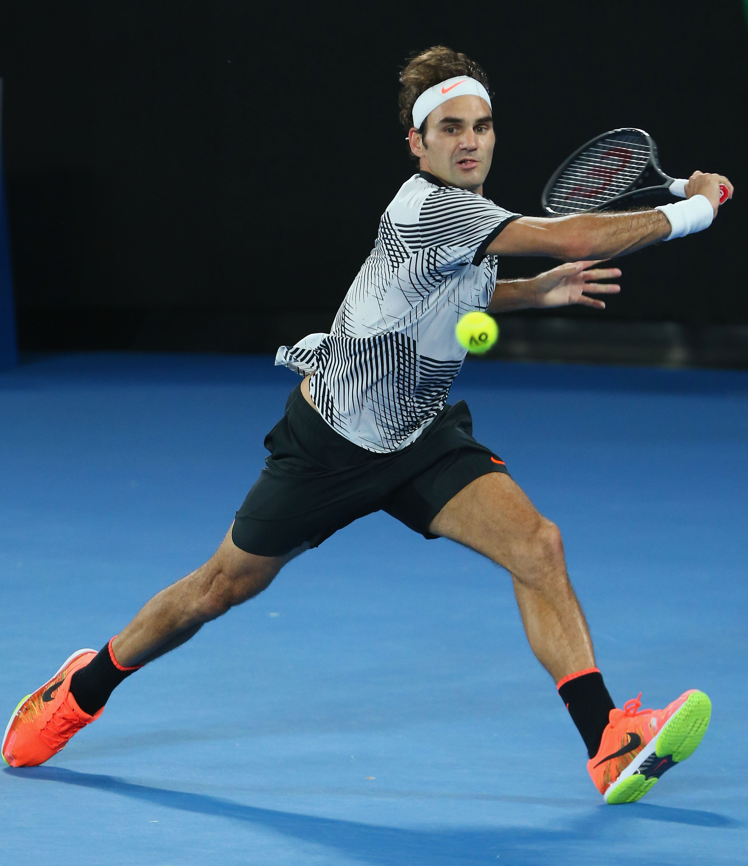 2017全豪決勝のフェデラー（Getty Images)