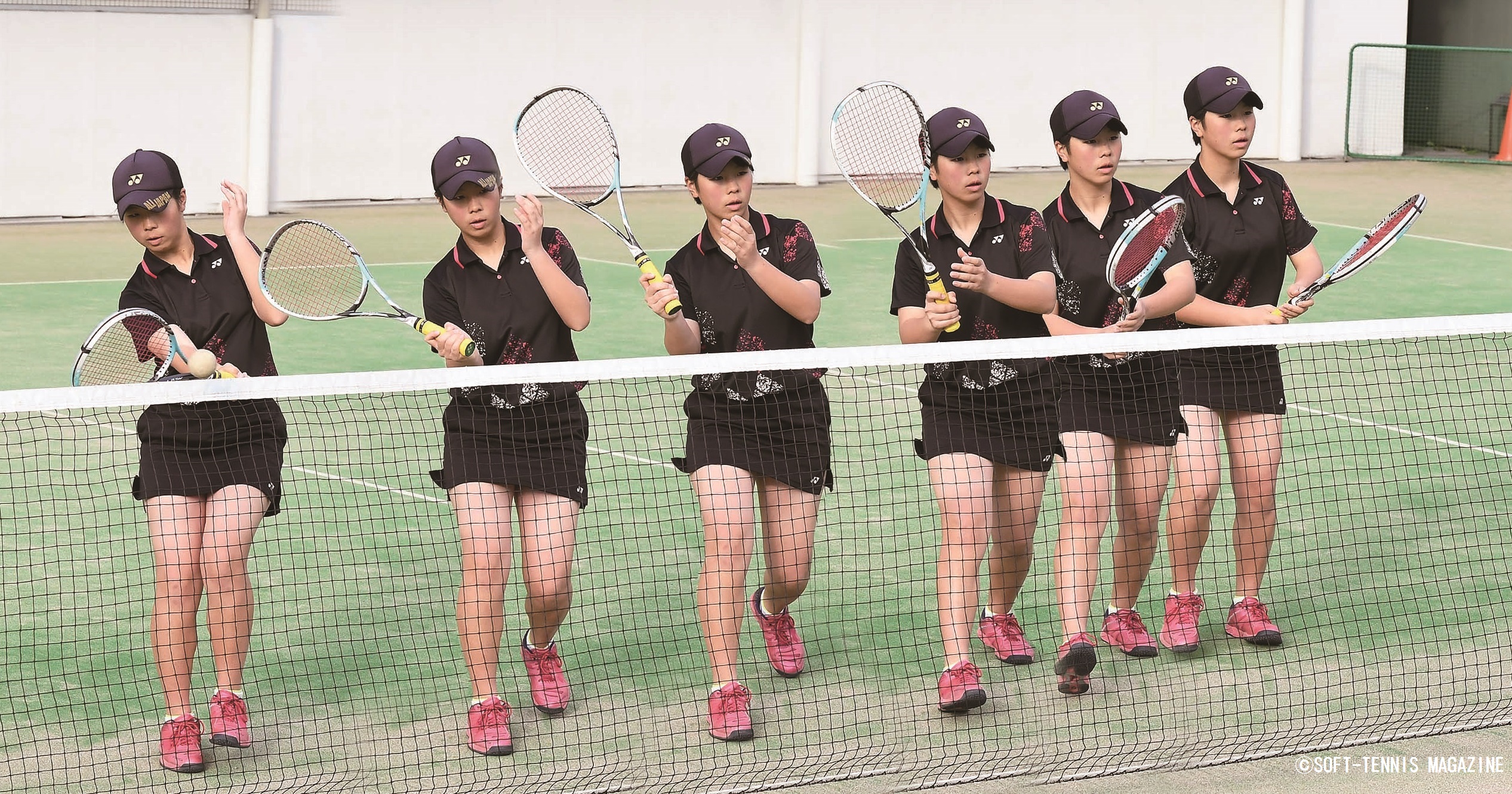 文大杉並中・田中瑠奈選手が実演！　取材後の都道府県全中では東京選抜で優勝！