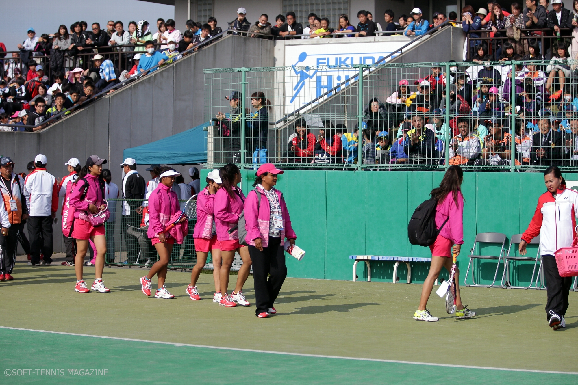 アジア選手権に入場するネパール代表