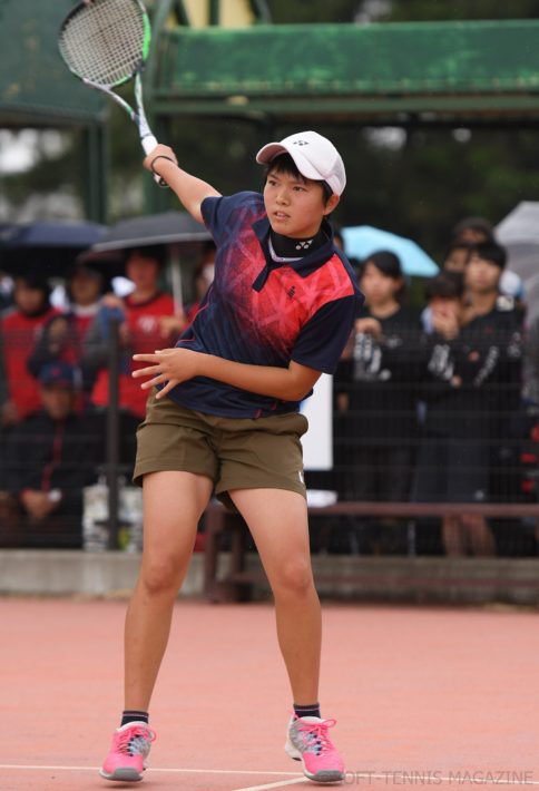 今季はナショナルチームにも選ばれており「高校生の大会ではつねに優勝をねらっていきたい」と意気込む林田。年下の選手に負けるわけにいかなかった