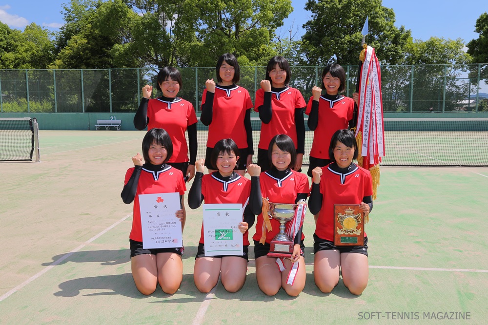 奈良県代表は、男女とも高田商業。連覇伸ばす | ソフトテニスマガジン 