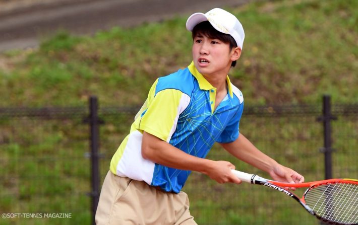 根本拓哉（写真）／齋藤龍二の羽黒の２年ペアが準決勝へ