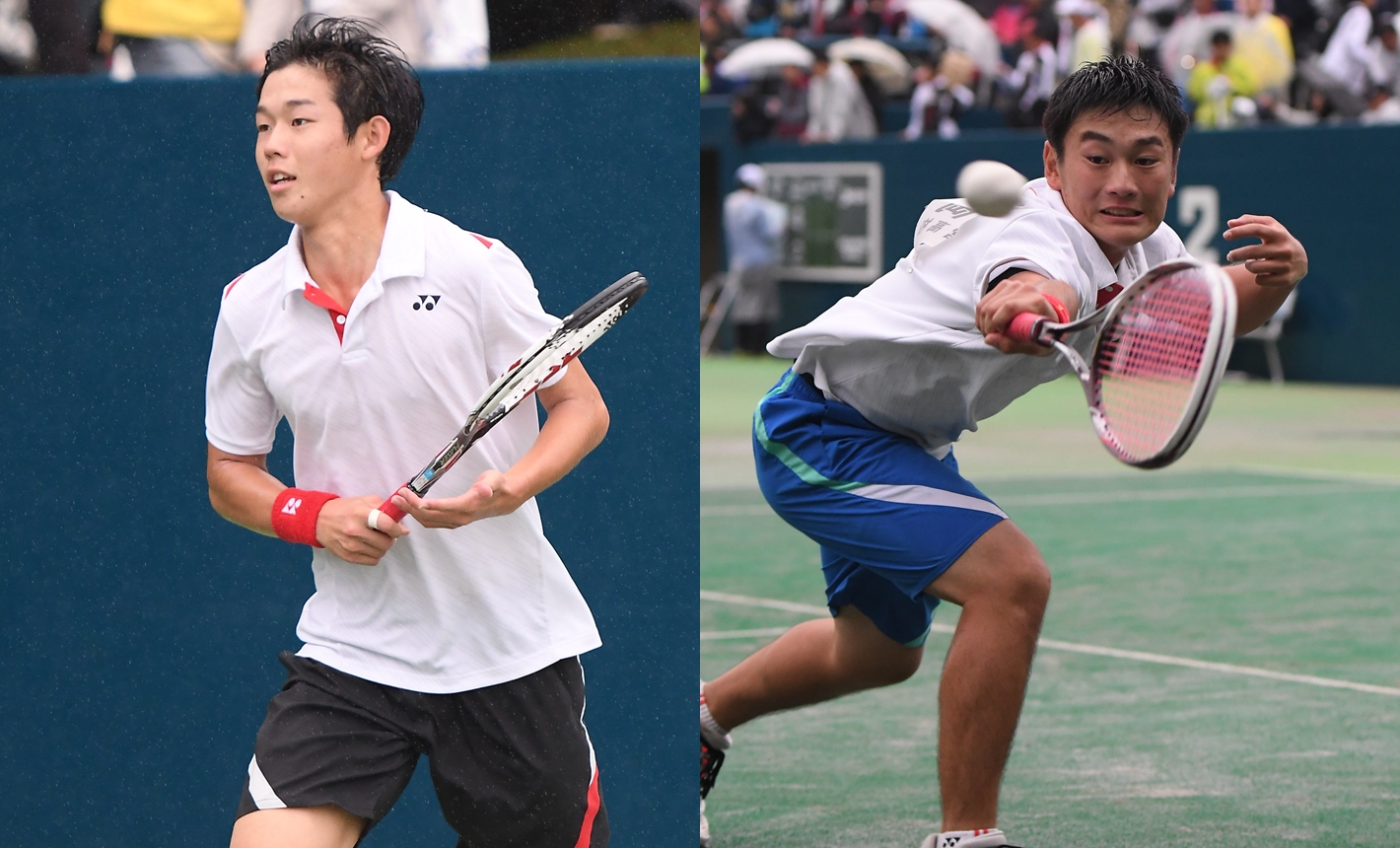 全日本選手権 雨の天皇杯で上宮高 上岡 広岡が4強入り 準々決勝はシノコバvs船水颯 上松ほか ソフトテニスマガジン ポータル