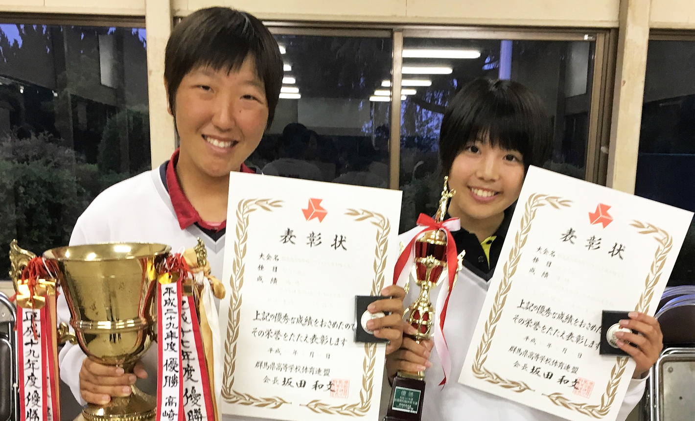 群馬インハイ予選女子個人は山崎 井出 健大高崎 が制す ソフトテニスマガジン ポータル