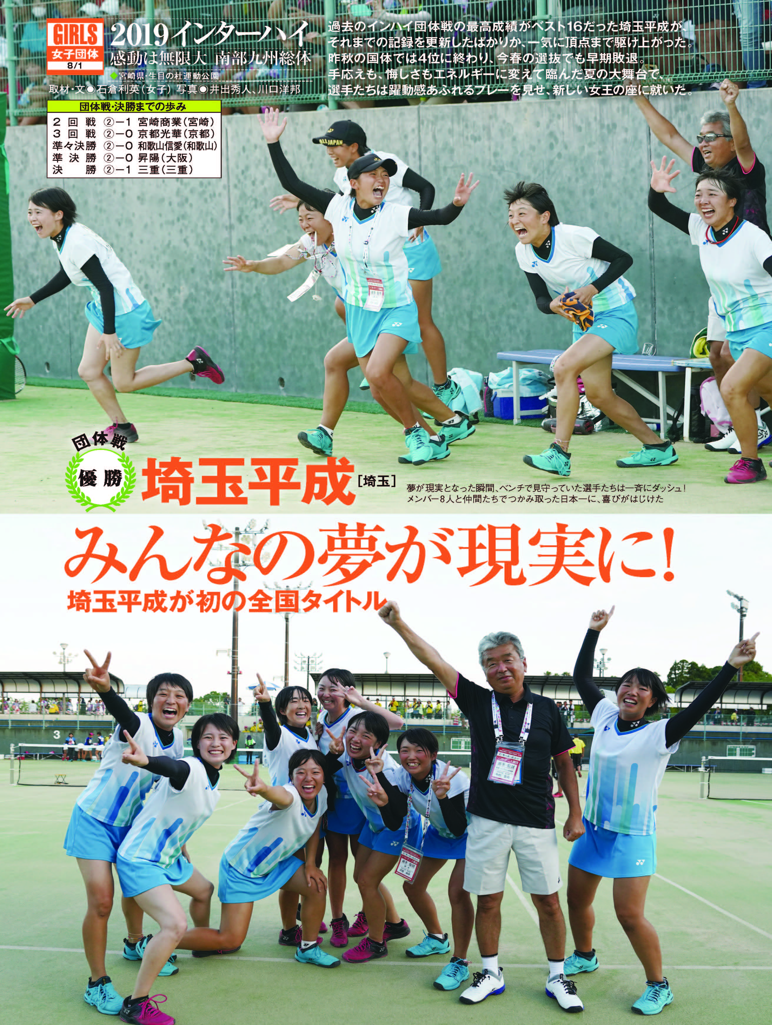 ソフトテニスマガジン22019年10月号
