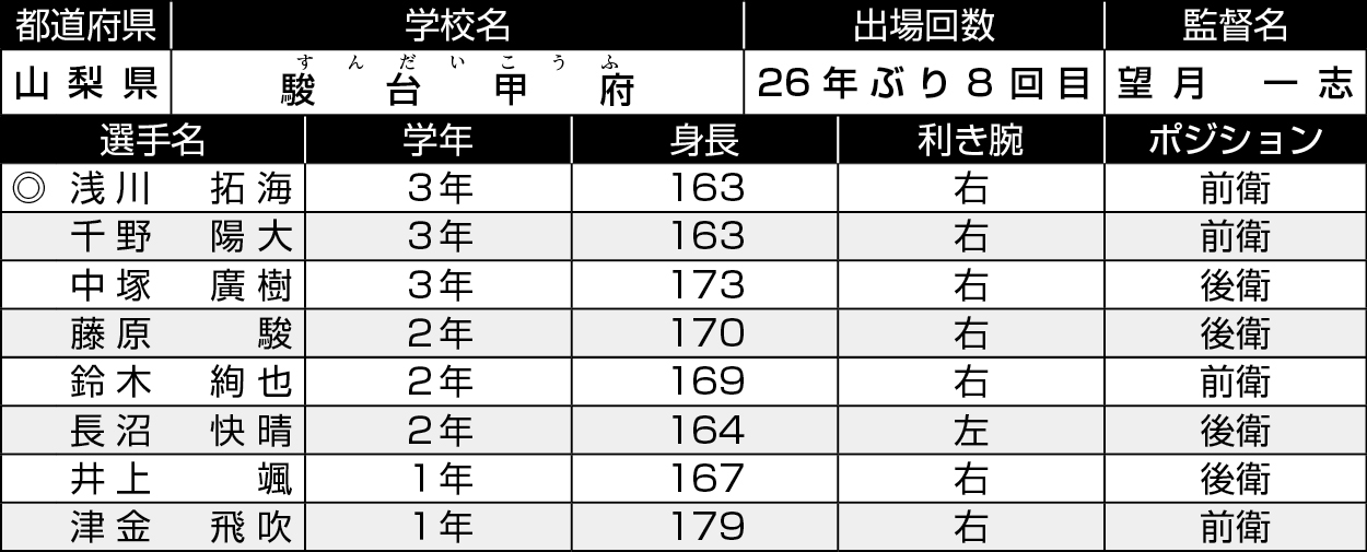 山梨/駿台甲府